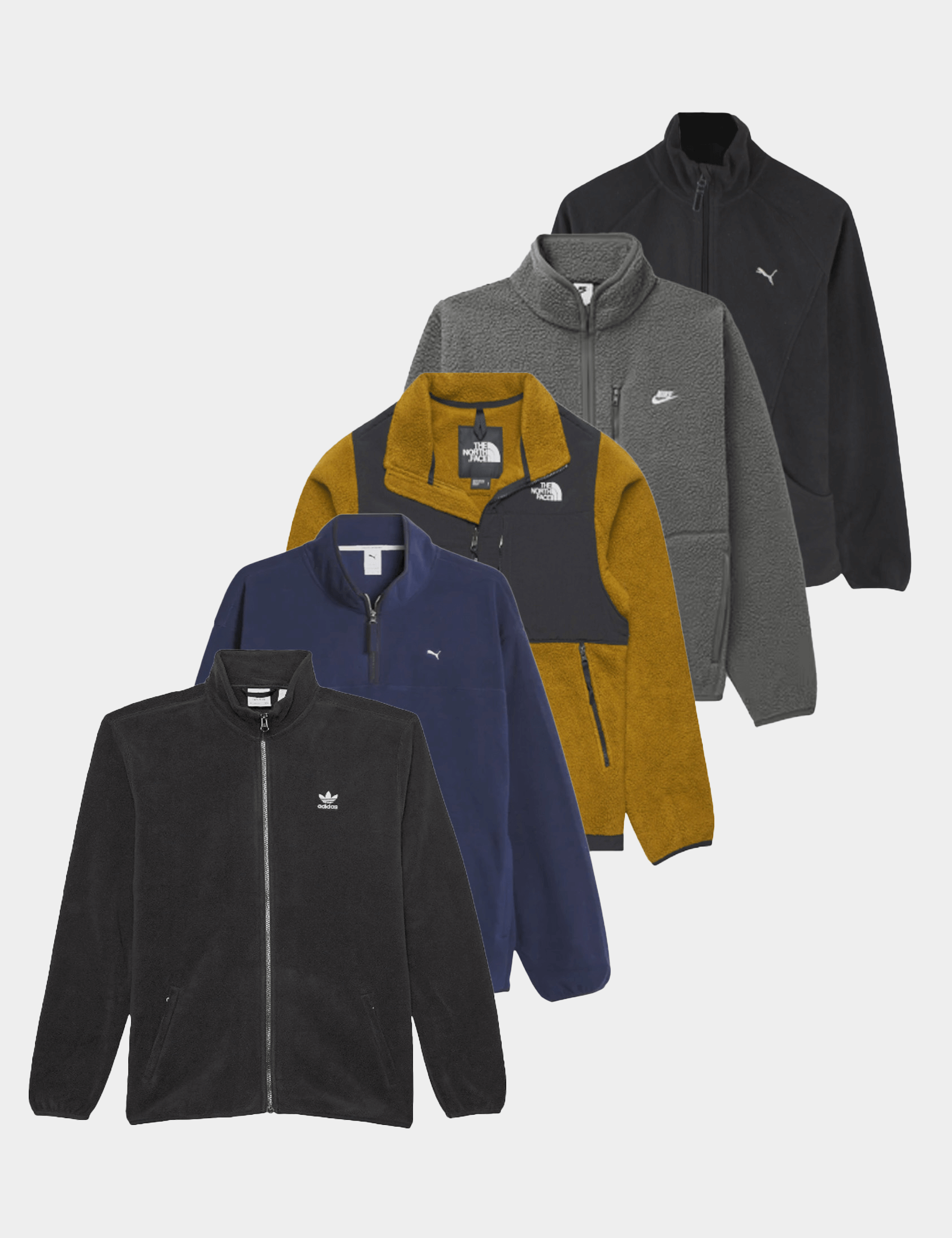 Branded Mix Fleece Jacken